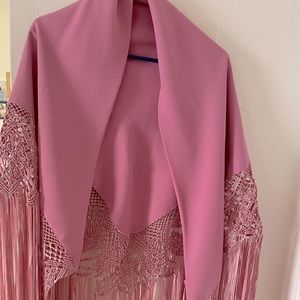 Pink/Mauve - Spanish Shawls, Flamenco Shawls or mantoncillos or picos